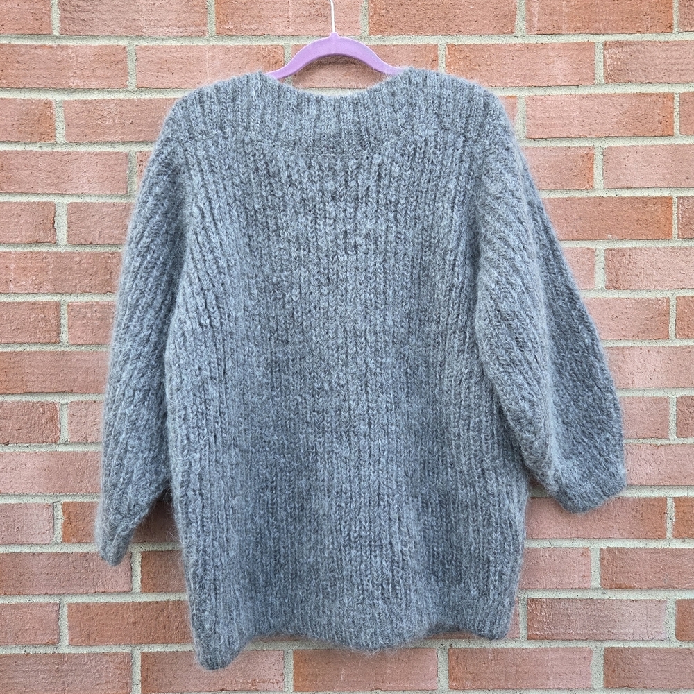 & Other Stories Gray Crew Neck Sweater - Picture 5 of 8